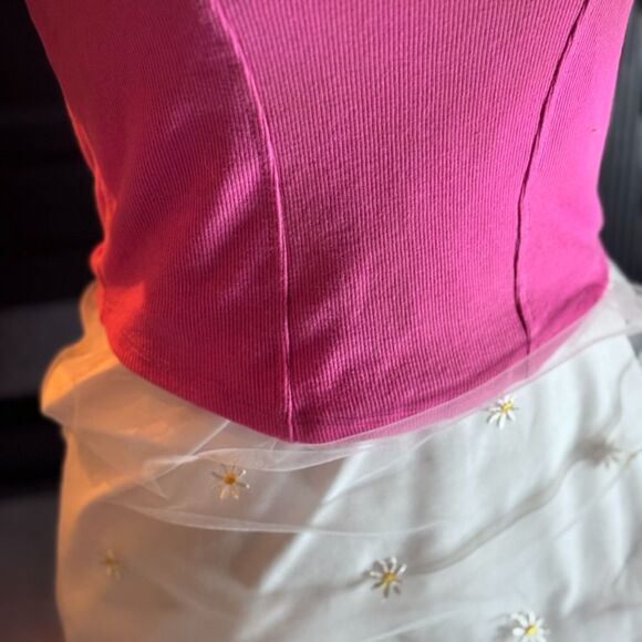 Pink Crop Top – Small, Y2K / Cute Casual - Picture 5 of 5